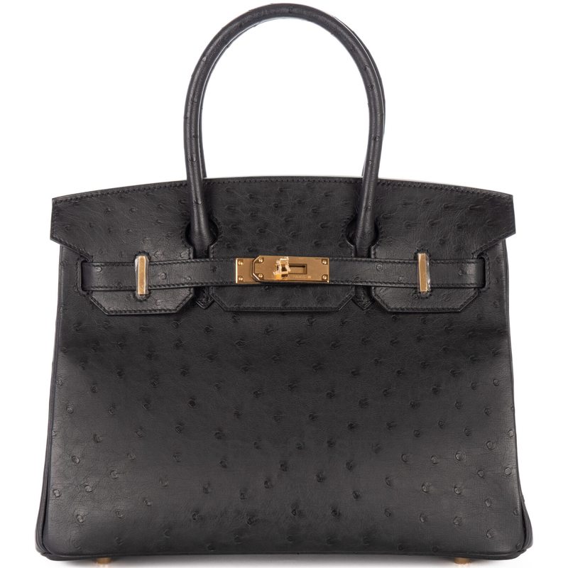 Hermès Birkin 30 Parchemin Ostrich GHW