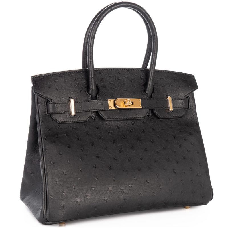Hermès Birkin 30 Parchemin Ostrich GHW
