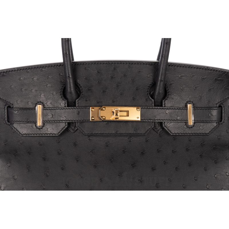 Hermès Birkin 30 Parchemin Ostrich GHW