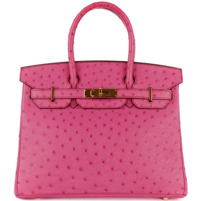 Hermès Birkin 30 Fuchsia Ostrich GHW