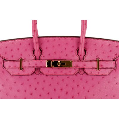 Hermès Birkin 30 Fuchsia Ostrich GHW