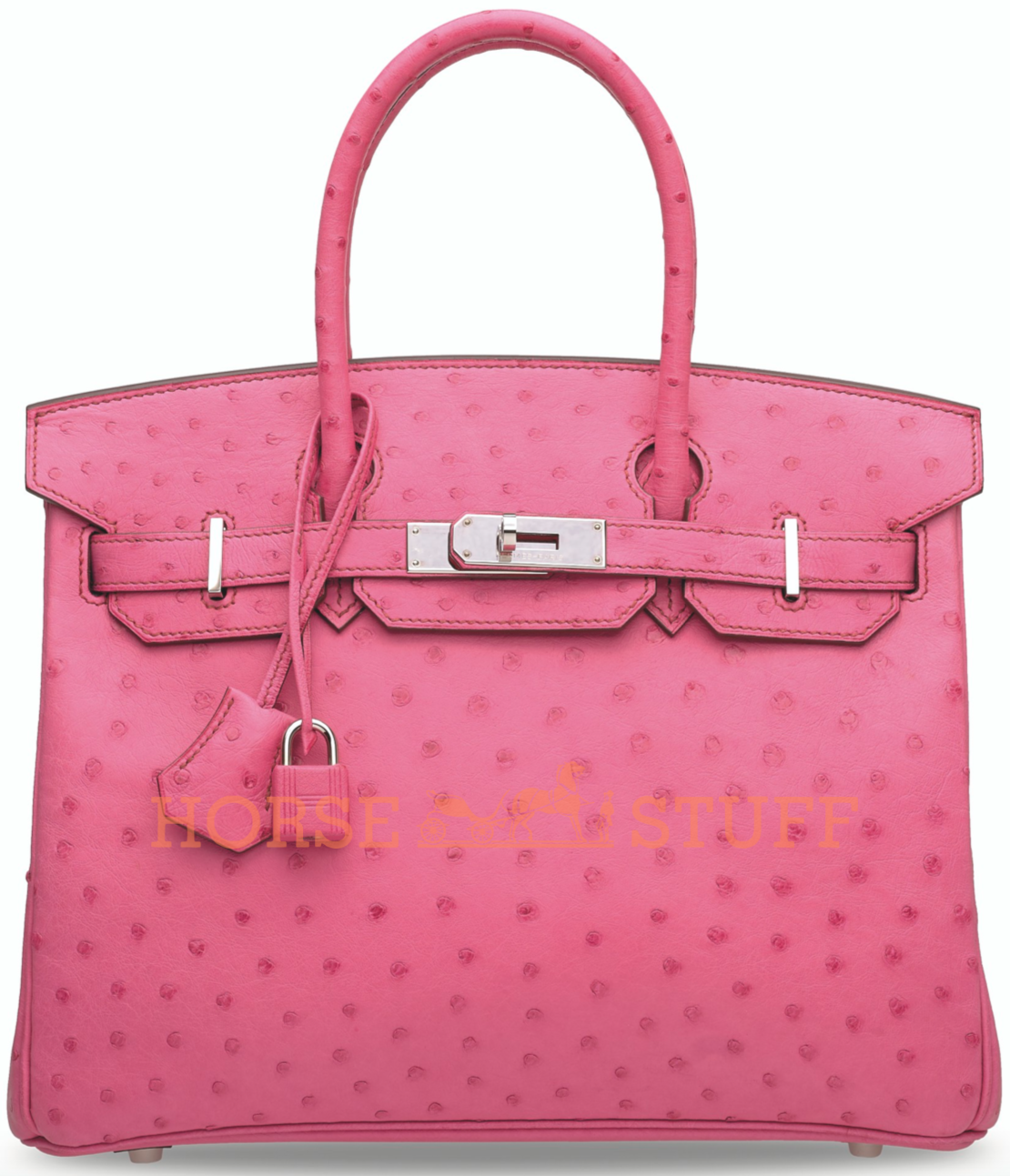 Hermès Birkin 30 Fuchsia Pink Ostrich Bag