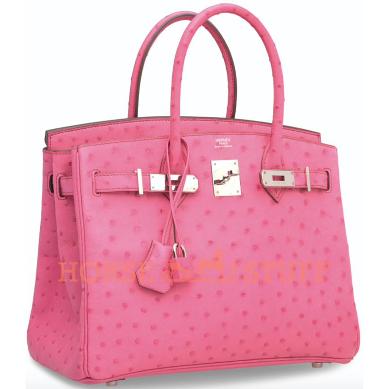 Hermès Birkin 30 Fuchsia Ostrich PHW