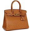 Hermès Birkin 30 Gold Ostrich GHW