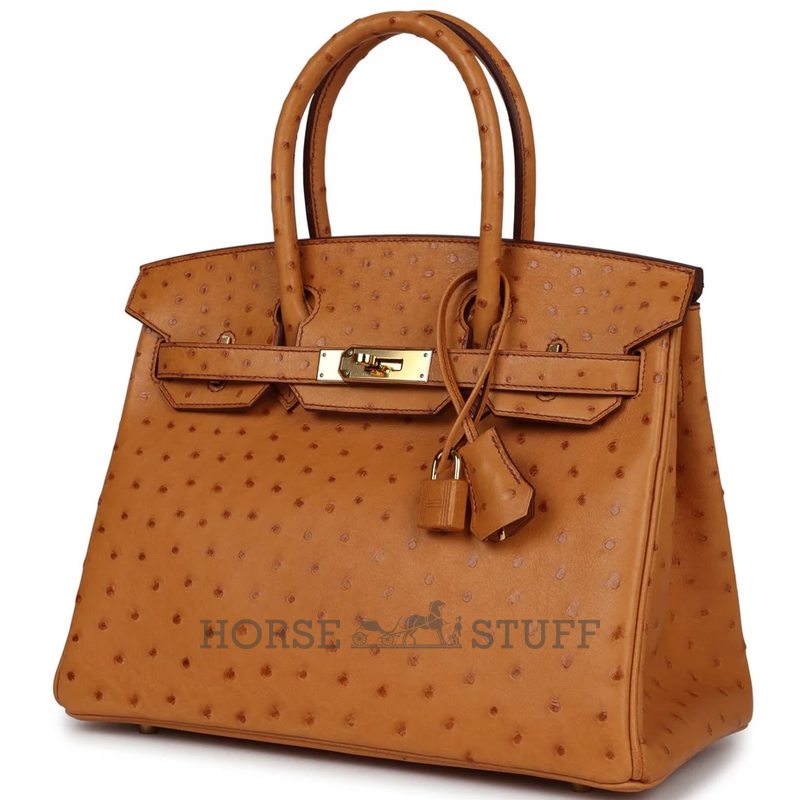 Hermès Birkin 30 Gold Ostrich GHW