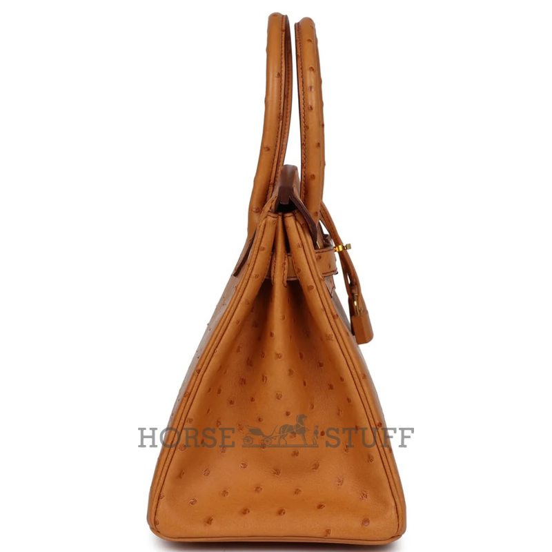 Hermès Birkin 30 Gold Ostrich GHW