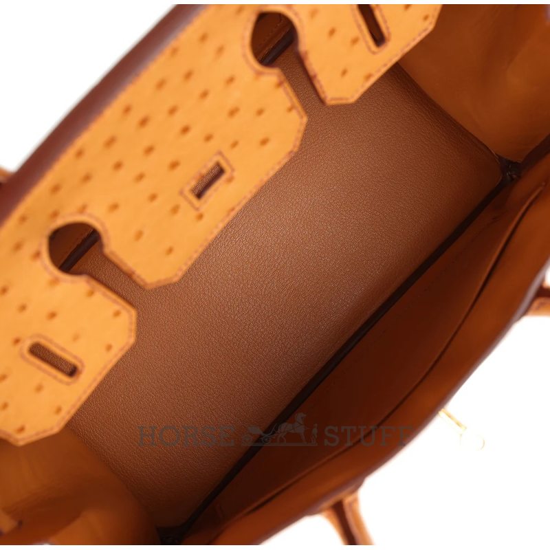Hermès Birkin 30 Gold Ostrich GHW