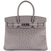 Hermès Birkin 30 Parchemin Ostrich GHW