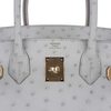 Hermès Birkin 30 Gris Perle Ostrich GHW