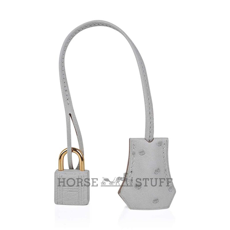 Hermès Birkin 30 Gris Perle Ostrich GHW