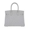 Hermès Birkin 30 Gris Perle Ostrich GHW