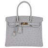 Hermès Birkin 30 Gris Perle Ostrich GHW