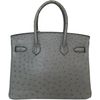 Hermès Birkin 30 Gris Tourterelle Ostrich PHW