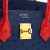 Hermès Birkin 30 Special Order HSS Blue Sapphire / Rouge de Coeur Ostrich GHW