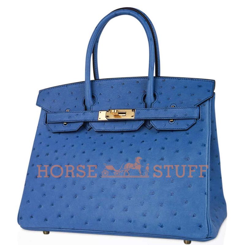 Hermès Birkin 30 Mykonos Ostrich GHW