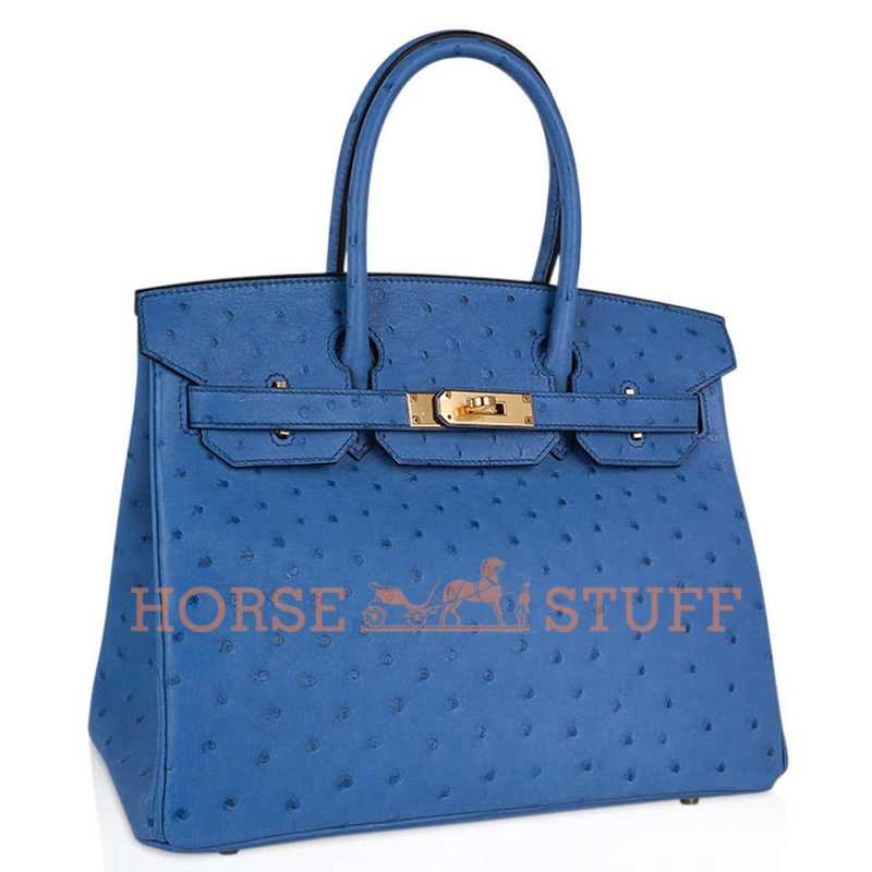 Hermès Birkin 30 Mykonos Ostrich GHW