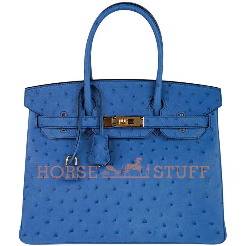 Hermès Birkin 30 Mykonos Ostrich GHW