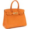Hermès Birkin 30 Parchemin Ostrich GHW