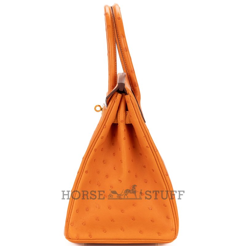 Hermès Birkin 30 Parchemin Ostrich GHW