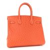 Hermès Birkin 30 Orange Ostrich PHW