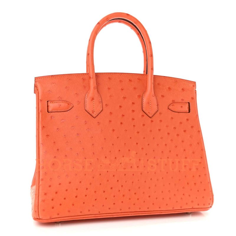 Hermès Birkin 30 Orange Ostrich PHW