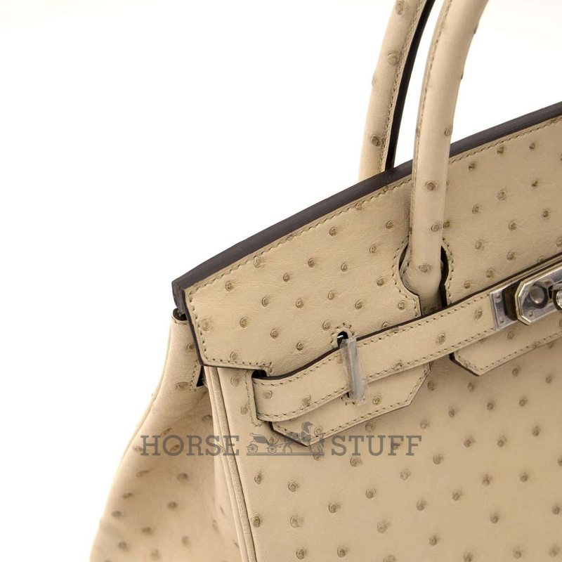 Hermès Birkin 30 Parchemin Ostrich PHW