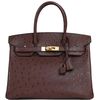 Hermès Birkin 30 Parchemin Ostrich GHW