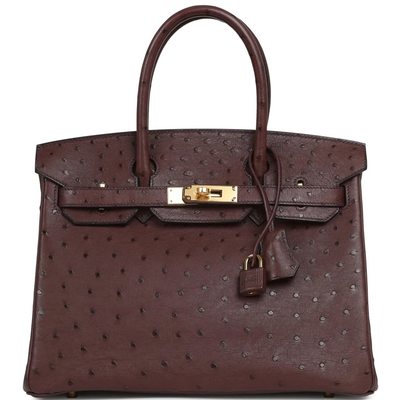 Hermès Birkin 30 Rouge Sellier Ostrich GHW