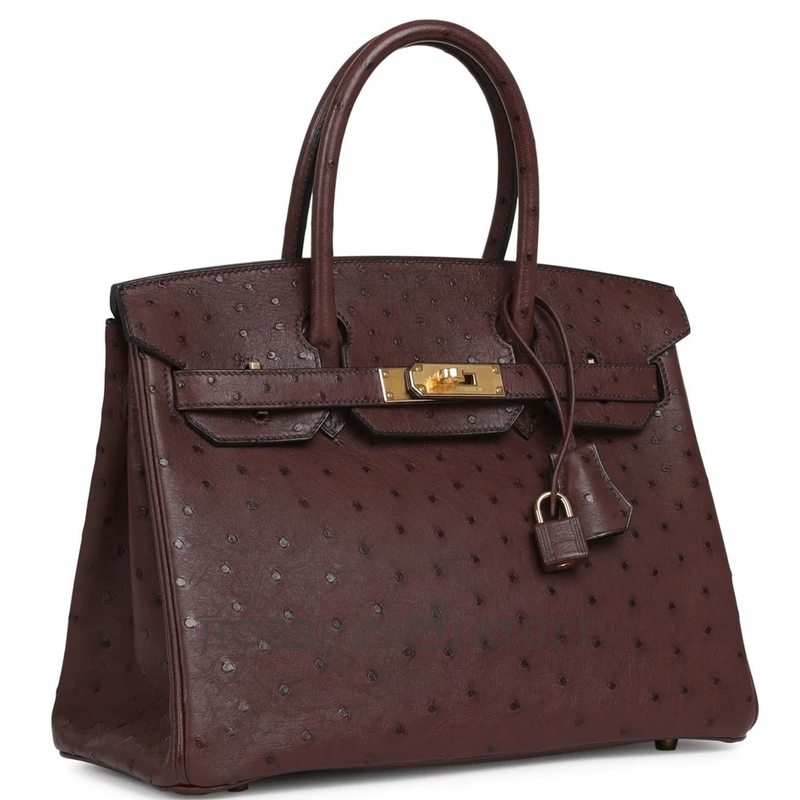 Hermès Birkin 30 Parchemin Ostrich GHW
