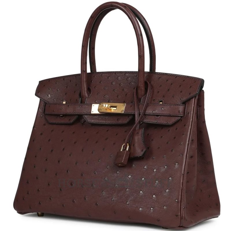 Hermès Birkin 30 Parchemin Ostrich GHW