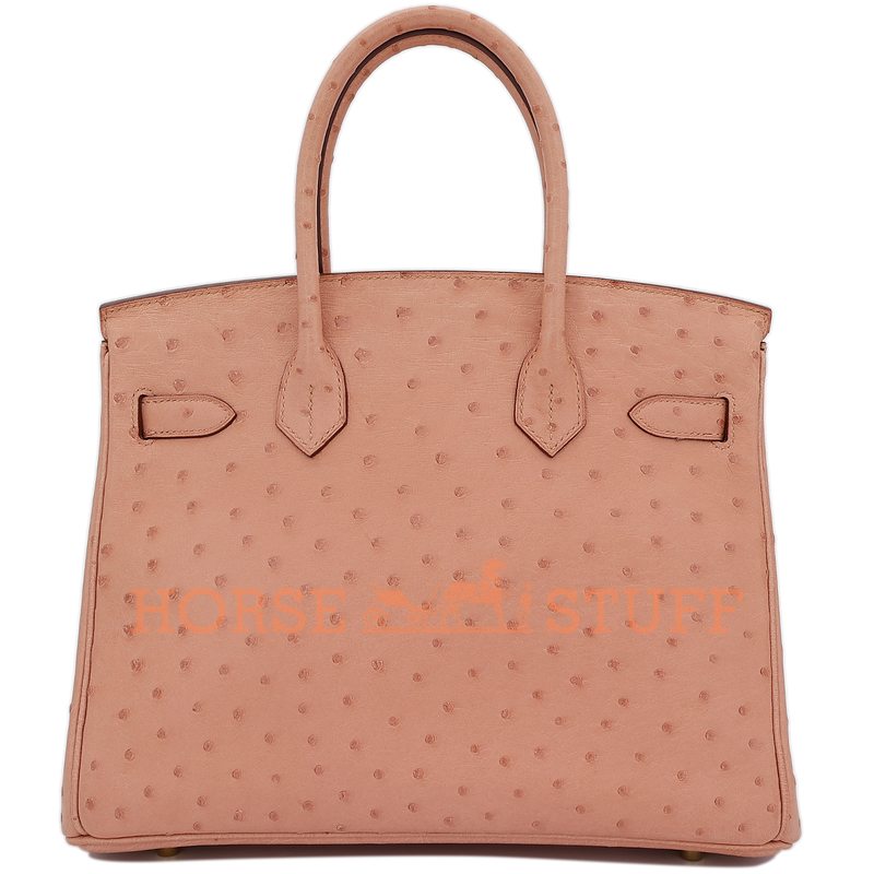 Hermès Birkin 30 Terre Cuite Ostrich GHW