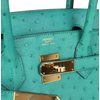 Hermès Birkin 30 Vert Verone Ostrich GHW