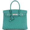 Hermès Birkin 30 Vert Verone Ostrich PHW