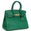 Hermès Birkin 30 Vert Vertigo Ostrich GHW