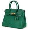 Hermès Birkin 30 Vert Vertigo Ostrich GHW