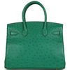 Hermès Birkin 30 Vert Vertigo Ostrich GHW