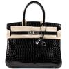 Hermès Birkin 30 Black Lisse Crocodile Porosus PHW