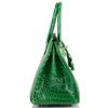 Hermès Birkin 30 Cactus Lisse Crocodile Porosus GHW