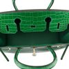 Hermès Birkin 30 Cactus Lisse Crocodile Porosus GHW