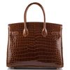 Hermès Birkin 30 Miel Lisse Crocodile Porosus GHW