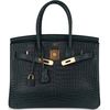 Hermès Birkin 30 Vert Fonce Matte Crocodile Porosus GHW