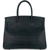 Hermès Birkin 30 Vert Fonce Matte Crocodile Porosus GHW