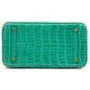 Hermès Birkin 30 Vert Jade Shiny Crocodile Porosus GHW