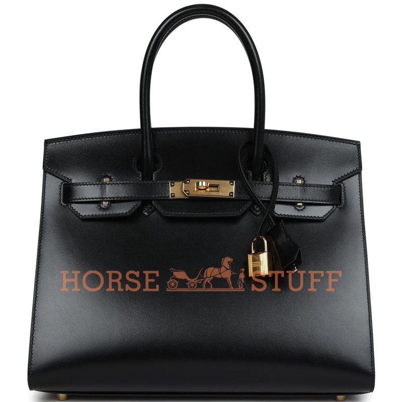 Hermès Birkin Sellier 30 Black Box Calf GHW