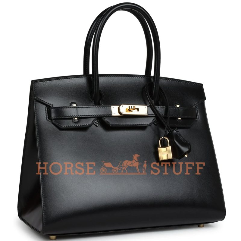 Hermès Birkin Sellier 30 Black Box Calf GHW