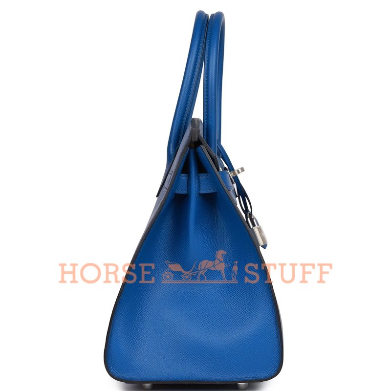 Hermès Birkin Sellier 30 Blue France Epsom PHW