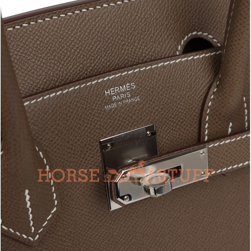 Hermès Birkin Sellier 30 Etoupe Epsom PHW