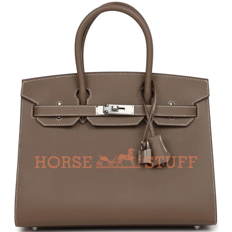 Hermès Birkin Sellier 30 Etoupe Epsom PHW