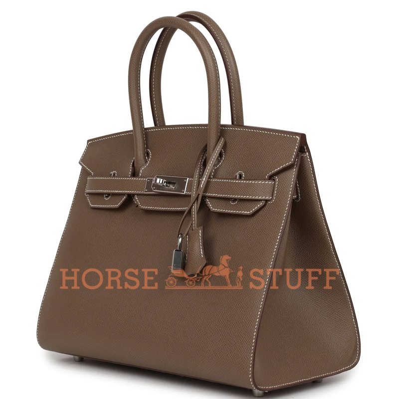 Hermès Birkin Sellier 30 Etoupe Epsom PHW