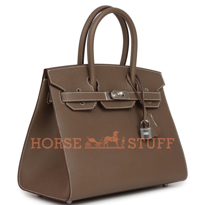 Hermès Birkin Sellier 30 Etoupe Epsom PHW